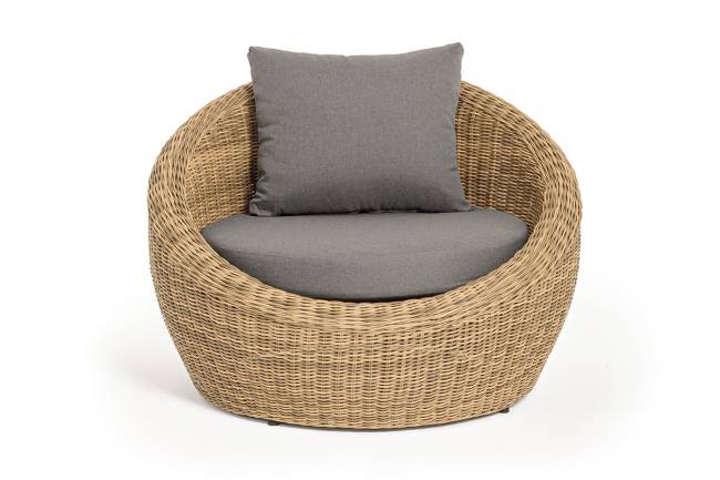 "Барселона" кресло из искусственного ротанга, цвет соломенный "Барселона" кресло из искусственного ротанга, цвет соломенный