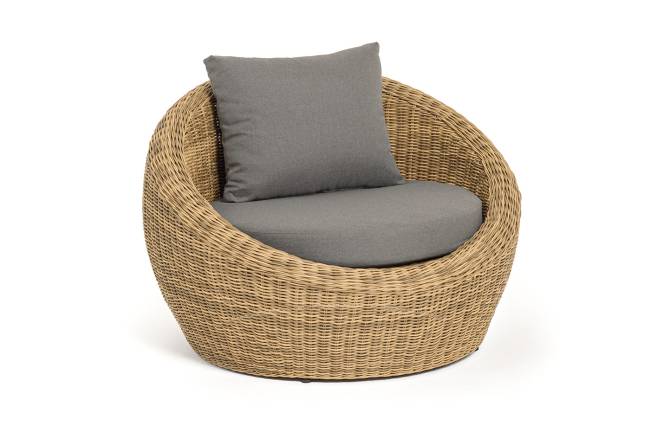 "Барселона" кресло из искусственного ротанга, цвет соломенный "Барселона" кресло из искусственного ротанга, цвет соломенный