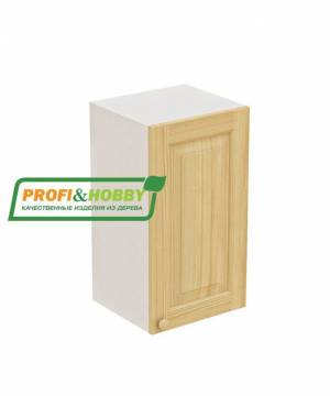 Шкаф навесной 400х340х720 + фасад сосна бесцветный лак Шкаф навесной 400х340х720 + фасад сосна бесцветный лак