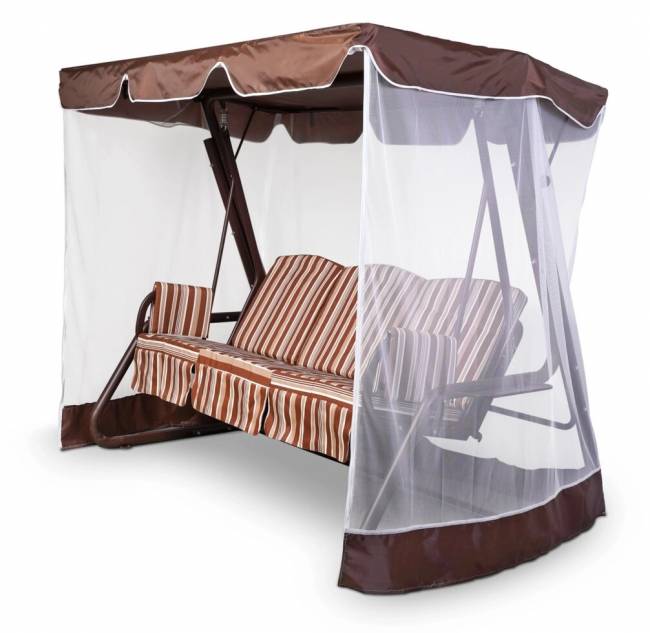 Тент-крыша + москитная сетка Капри/Корфу 225х145х170, шоколад