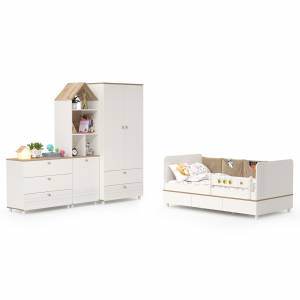 Мебель для детской комнаты Эйп № 1 цвет белый/дуб белый