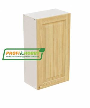 Шкаф навесной 500х340х960 + фасад сосна бесцветный лак Шкаф навесной 500х340х960 + фасад сосна бесцветный лак