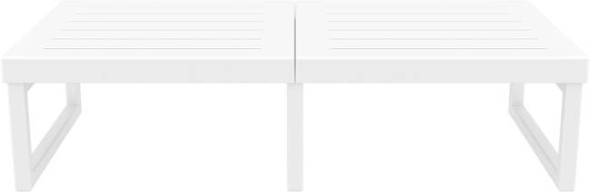 Комплект пластиковой мебели Mykonos XL белый, черный