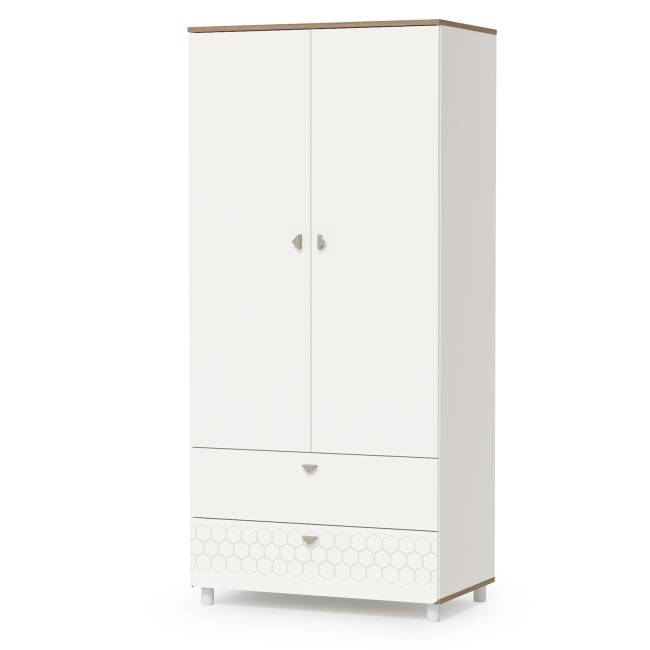 Детская мебель Эйп компоновка № 6 цвет белый/дуб белый