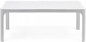Столик пластиковый журнальный Net Table 100 белый 1000х600х400 мм Столик пластиковый журнальный Net Table 100 белый 1000х600х400 мм