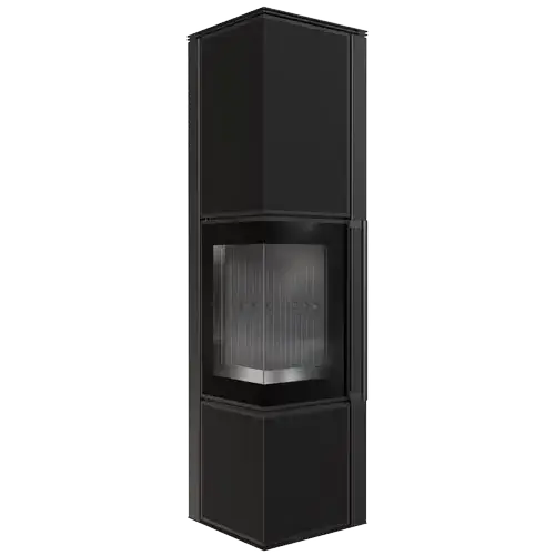 Печь Kratki PRO TORA/L 8 кВт Nero Assoluto