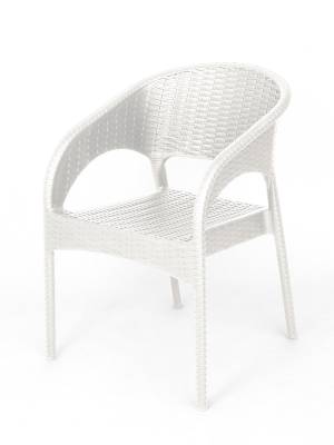 Кресло Rattan Ola dom, белый Кресло Rattan Ola dom, белый