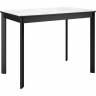 Стол DikLine LK90 Керамика Белый мрамор/подстолье черное/опоры черные Стол DikLine LK90 Керамика Белый мрамор/подстолье черное/опоры черные