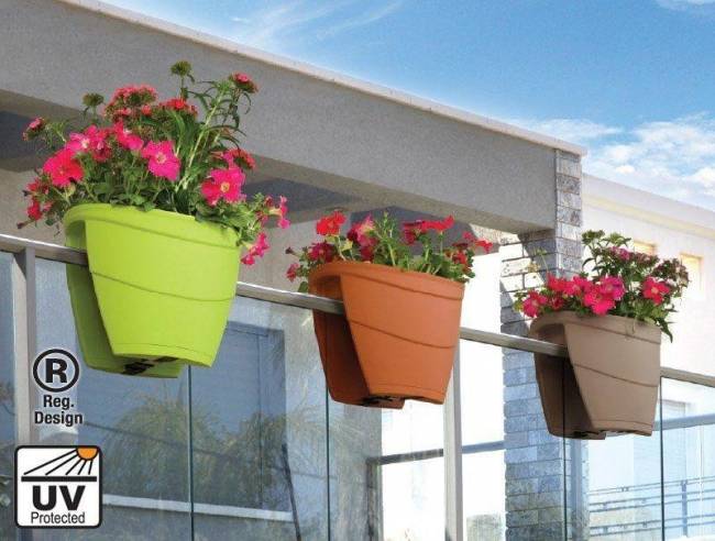 Горшок-цветочница EDEN зеленый