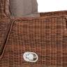 "Форио" кресло раскладное плетеное, цвет коричневый "Форио" кресло раскладное плетеное, цвет коричневый