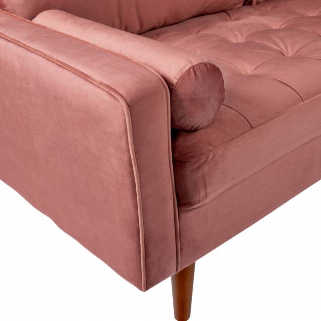 Диван Scott трехместный пыльно-розовый Диван Scott трехместный пыльно-розовый