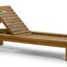 Шезлонг-лежак деревянный с матрасом Roova 2170х770х340 мм Шезлонг-лежак деревянный с матрасом Roova 2170х770х340 мм