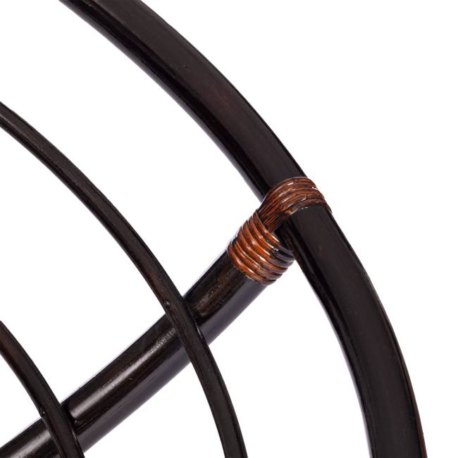 Диван Мамасан/Mamasan (23/02 W) /с подушкой/ 169х102х80см, античный черно-коричневый, матрац 182х119см, рогожка, меланж Antique brown (античный черно-коричневый)