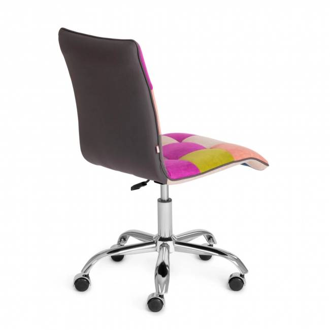 Кресло ZERO (спектр) ткань, флок, цветной