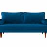 Диван Scott трехместный синий
