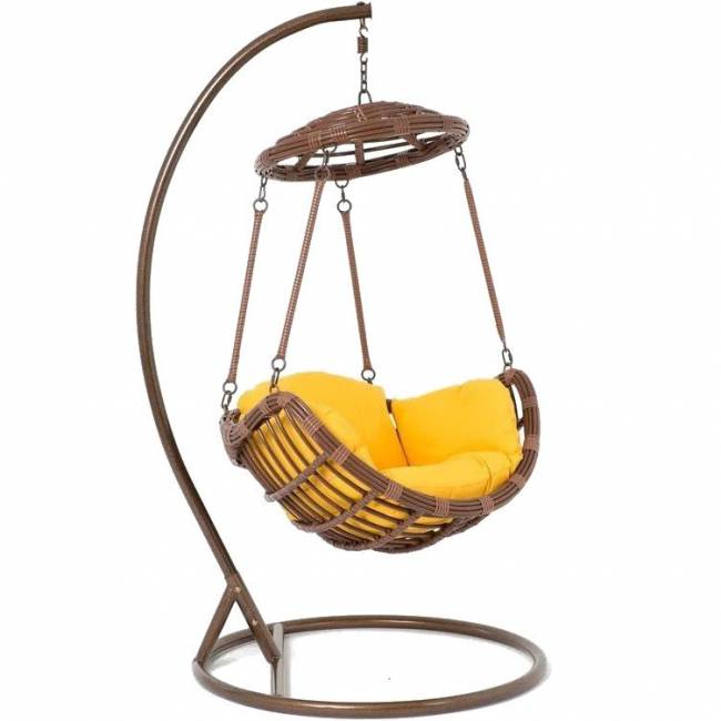 Подвесное кресло из искусственного ротанга Vinotti 44-004-18 Подвесное кресло из искусственного ротанга Vinotti 44-004-18