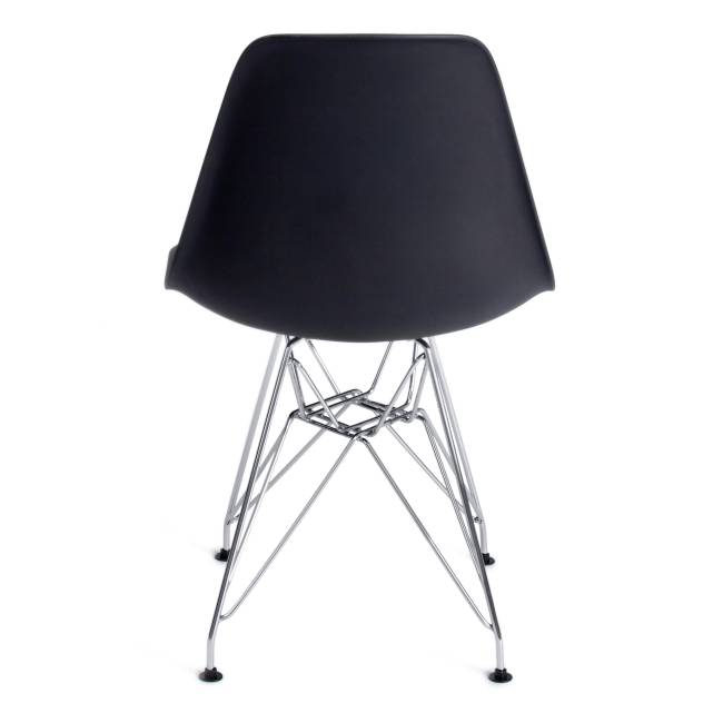 Стул CINDY IRON CHAIR (EAMES) (mod. 002) металл, пластик, 51x46x82,5, черный (Комплект из 4 шт.)