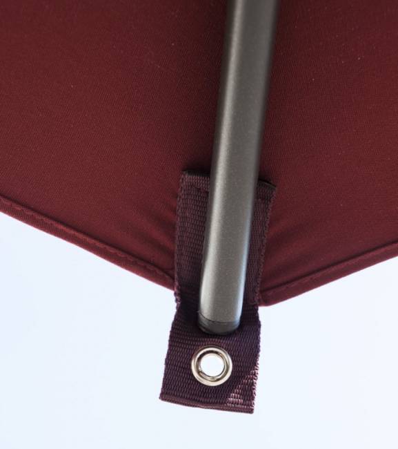 Зонт профессиональный 3х4 м Napoli Standard антрацит, черный 3000х4000 мм