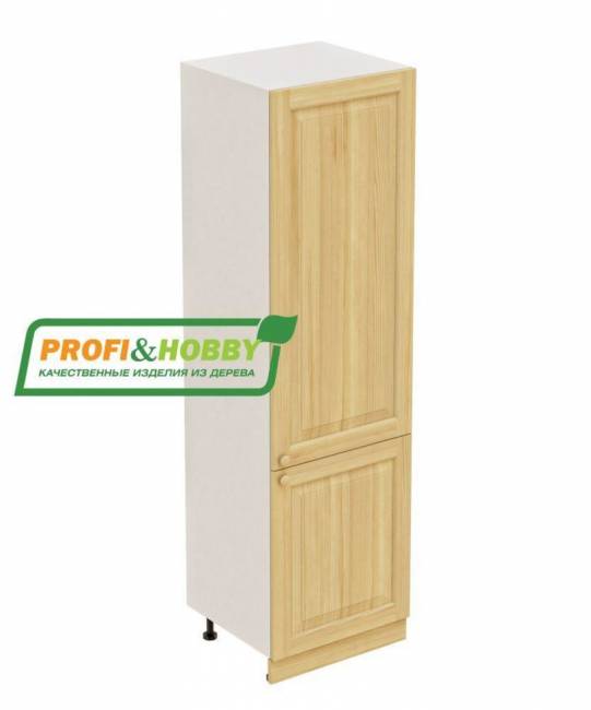 Шкаф 2 двери 600 х 560 х 2040 + фасад сосна без покраски