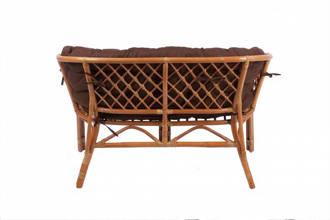 Комплект кофейный из нат. ротанга "Багама" S, коньяк