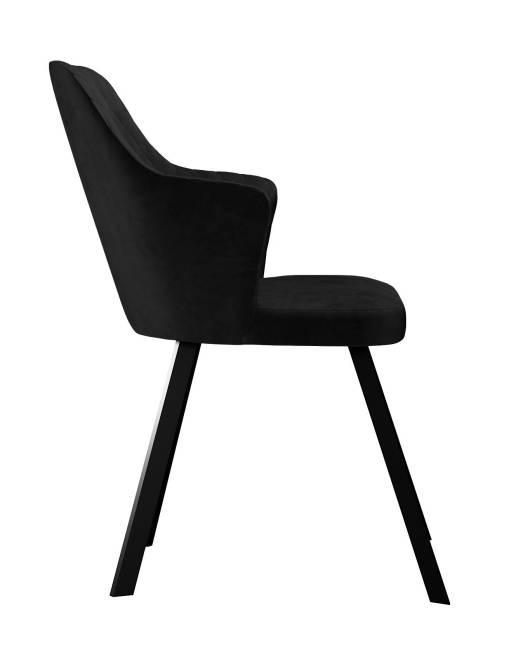 Стул DikLine 345 K21 черный, ножки черные Стул DikLine 345 K21 черный, ножки черные