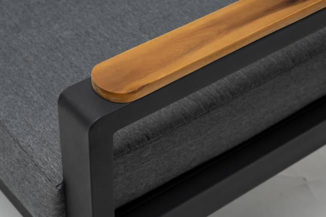 Угловой комплект из алюминия TOPA с обеденным столом