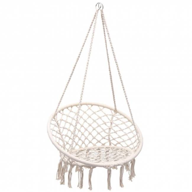 Кресло подвесное Фиби без подушки белый