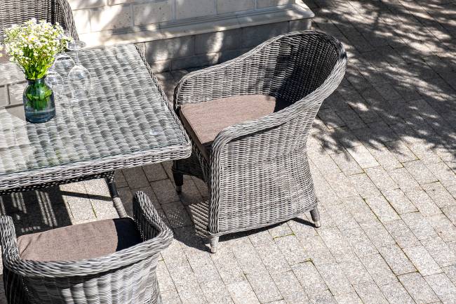 "Равенна" плетеное кресло из искусственного ротанга, цвет графит "Равенна" плетеное кресло из искусственного ротанга, цвет графит