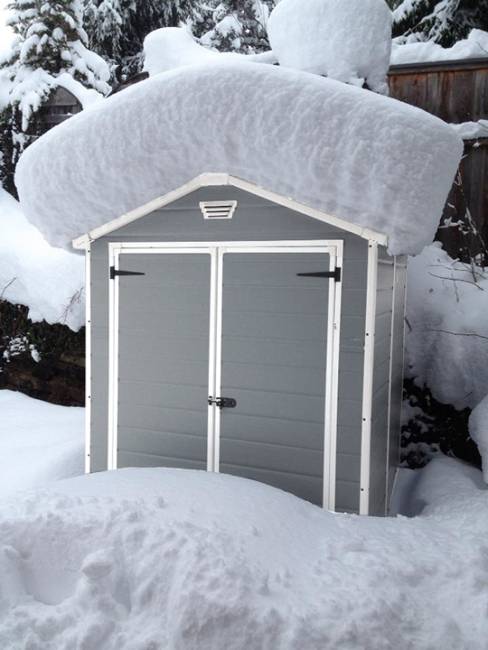 Сарай "Манор 6x5DD" (размеры 175 x 145 см), серый Сарай "Манор 6x5DD" (размеры 175 x 145 см), серый