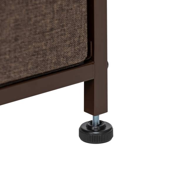 Комод Leset Локи 5 ящиков с полкой Коричневый Бежевый, светло-коричневый, темно-коричневый