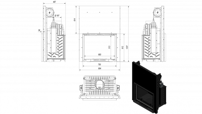 Топка AMELIA/G, гильотина