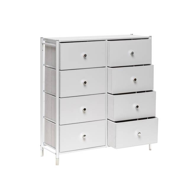 Комод Leset Хайди 8 ящиков Белый Белый Комод Leset Хайди 8 ящиков Белый Белый