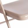 Стул складной FOLDER (mod. 3023(II)) металлический, 46,5 x 48 x 75, 7-beige (Комплект из 6 шт.) бежевый металлический
