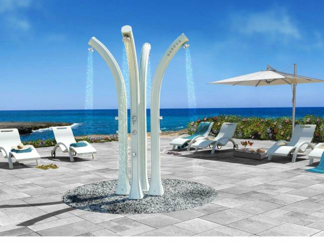 Душ солнечный Happy Beach F 530 антрацит 220х240х2220 мм Душ солнечный Happy Beach F 530 антрацит 220х240х2220 мм