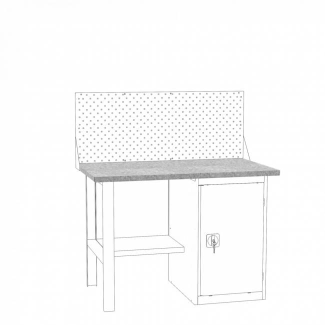 Настил оцинкованный в сборе Н-1.2