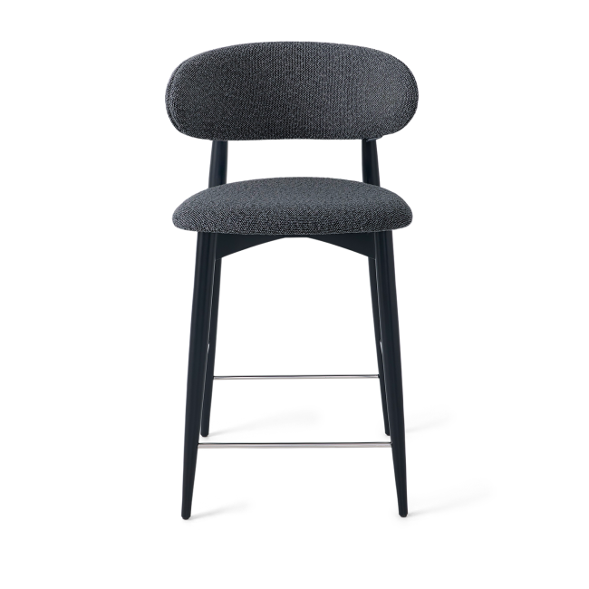 Стул Глори полубарный графит, опора бук черный Стул Глори полубарный графит, опора бук черный