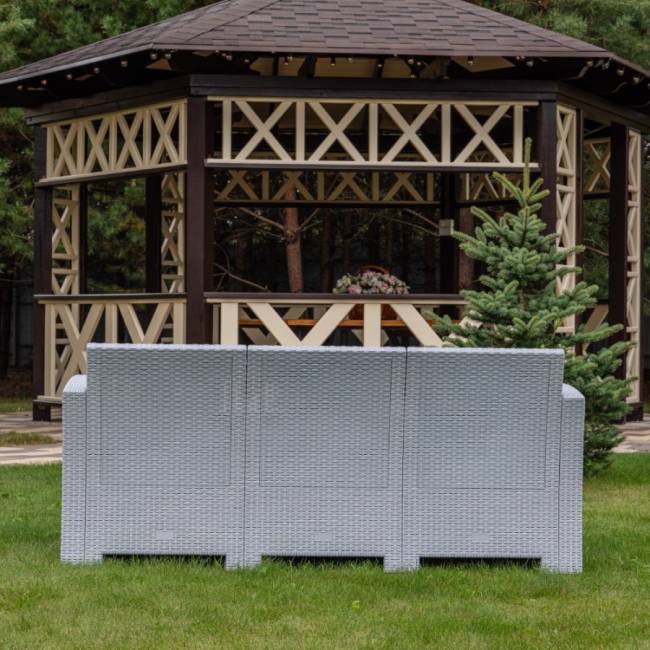 Трехместный диван LANA светло-серый Трехместный диван LANA светло-серый