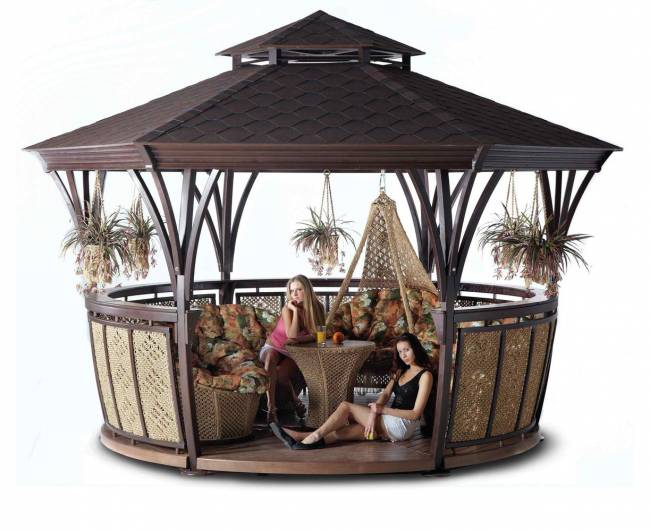 Беседка "Грация XL" сизалевая