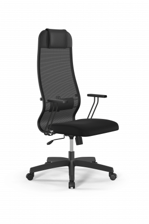 Кресло Sit 10 B1-111T - X2+UMF(X1) /Ub00/Wh00/T1bp-b(M09.B02.G15.W01), черный