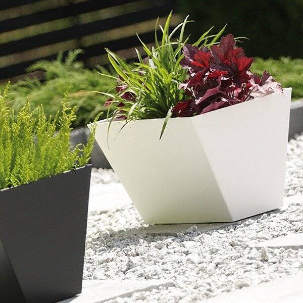 Кашпо для цветов "Prosperplast Tubus Case", белый, 38,6л Кашпо для цветов "Prosperplast Tubus Case", белый, 38,6л