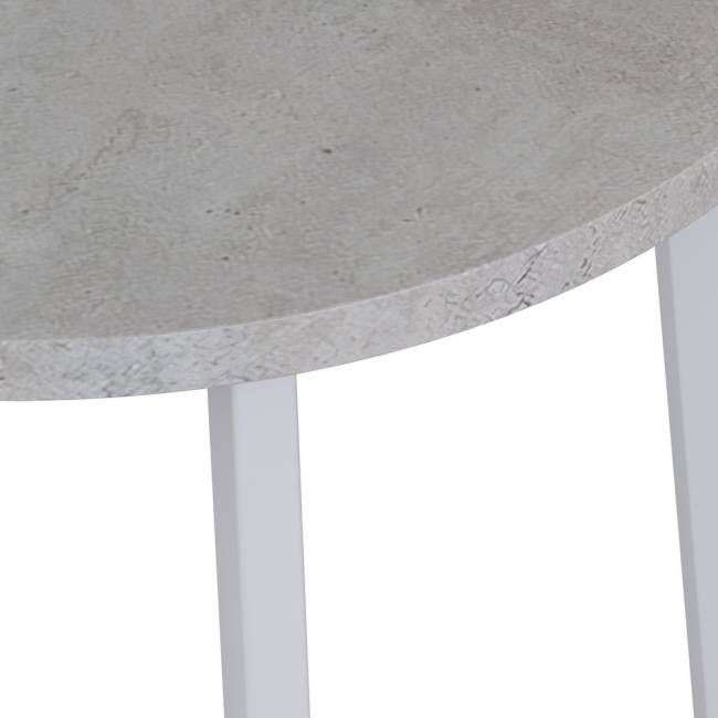 Стол Next круглый раскладной 100-130x100x76,5см, Бетон Лайт, белый Стол Next круглый раскладной 100-130x100x76,5см, Бетон Лайт, белый