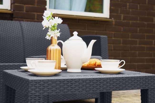 Arizona b:rattan, Диван двухместный, антрацит (2-х местная подушка) Arizona b:rattan, Диван двухместный, антрацит (2-х местная подушка)