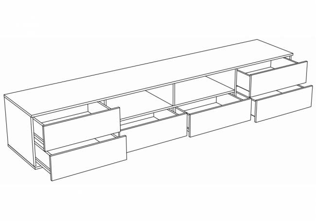 Маллоу дуб вотан / белый глянец
