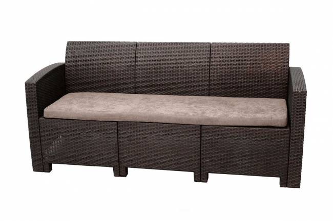 Arizona b:rattan, Диван трехместный, венге (3-х местная подушка)