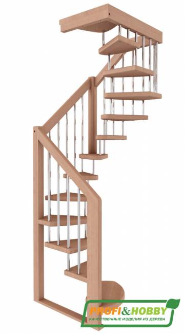 Деревянная лестница ЛВ-1.0