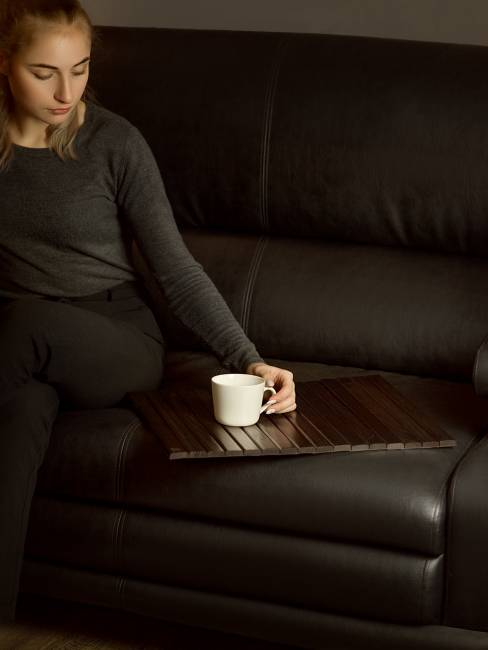 Накладка на диван П 7 венге