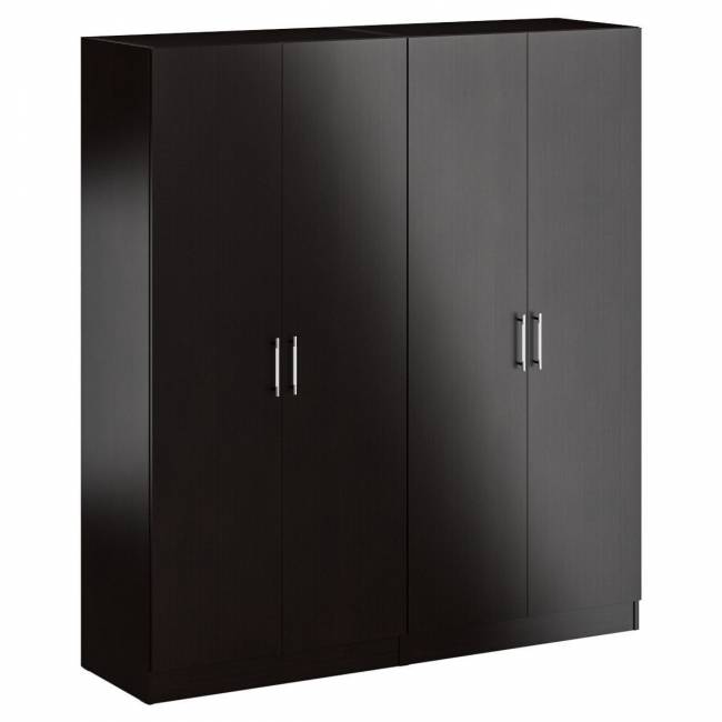 Два 2-х створчатых шкафа для одежды Стандарт цвет венге Два 2-х створчатых шкафа для одежды Стандарт цвет венге