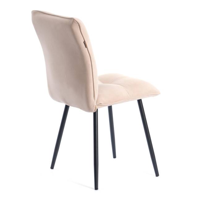 Комплект кресло+стул Свит/Sweet LT, велюр, бежевый/черный, 7 бежевый/черный флок Комплект кресло+стул Свит/Sweet LT, велюр, бежевый/черный, 7 бежевый/черный флок