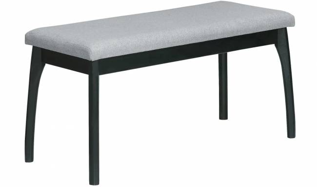 Банкетка Лина, мягкая, Венге/Серый