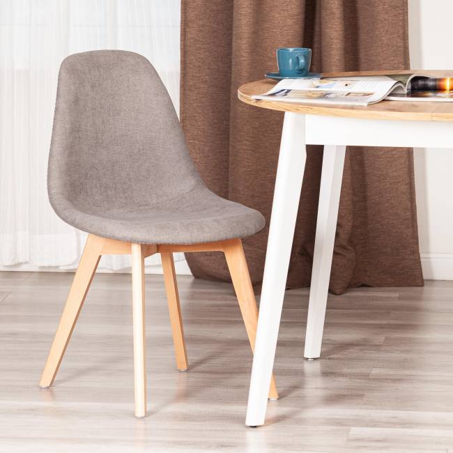 Стул CINDY SOFT (mod. C1021F1-1) / 1 шт. в упаковке фактурный велюр/дерево бук, 55 х 48 х 83 см, Серый LY1701-26 / натуральный серый фактурный велюр/дерево бук Стул CINDY SOFT (mod. C1021F1-1) / 1 шт. в упаковке фактурный велюр/дерево бук, 55 х 48 х 83 см, Серый LY1701-26 / натуральный серый фактурный велюр/дерево бук